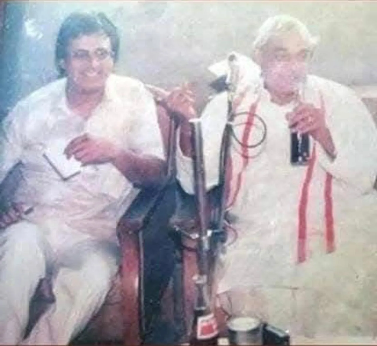 With Prime Minister Atal Bihari Vajpayee