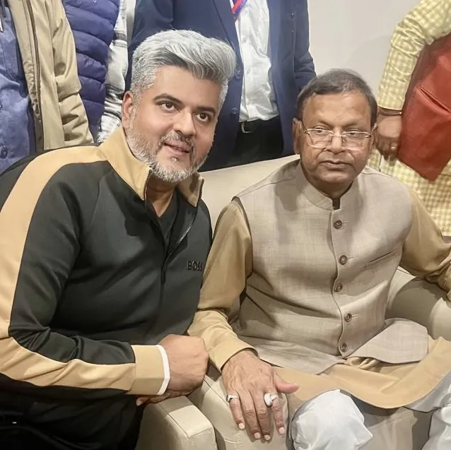 With State President Pankaj Chaudhary